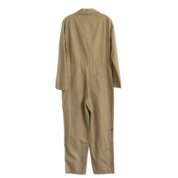 Outerknown Long Sleeve Zip Utility Station Jumpsuit Organic Cotton/Linen NWT - Picture 6 of 11